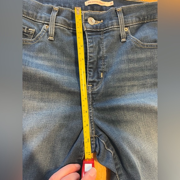 Levi's Women's Straight Leg Jeans in Deep Blue - Picture 7 of 13